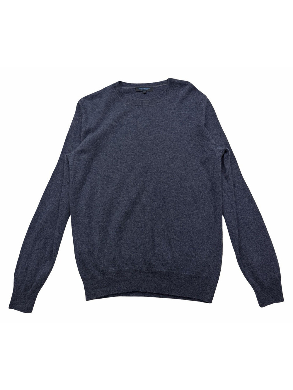 Patrick Assaraf Cashmere Crewneck Sweater Blue Size M